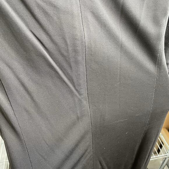 Talbot‎ Runhof Women's Black Bodycon Long Dress Size 2 Stretchy Pret Statement - Picture 9 of 16